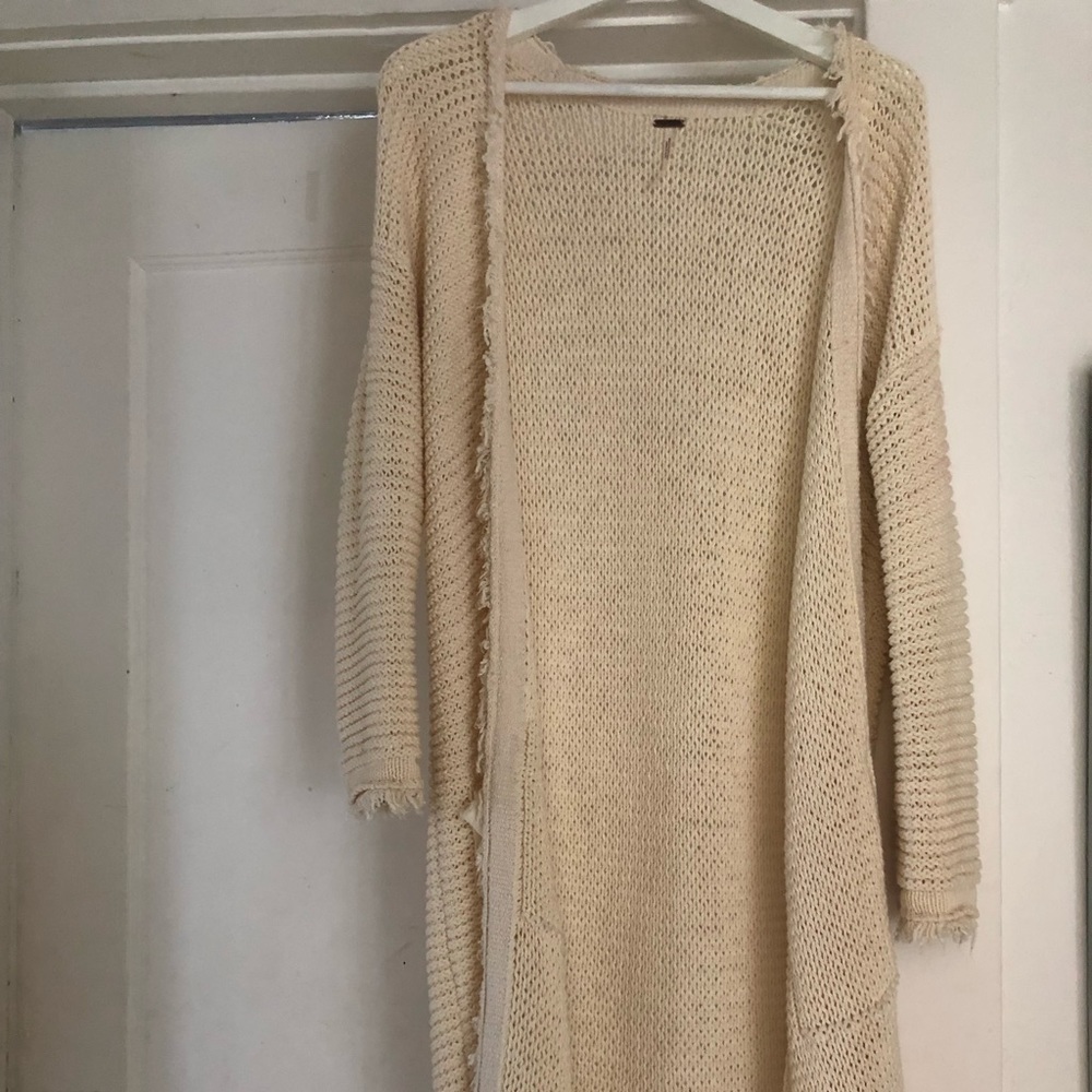 Free People Long Cardigan